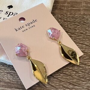 New Kate Spade floral facets earring